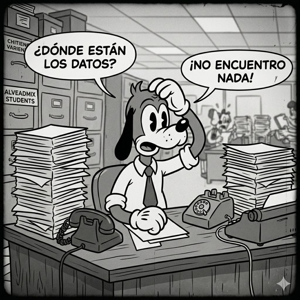 Si quieres entender qué hace un DBA, imagínate una oficina llena de archiveros en 1950